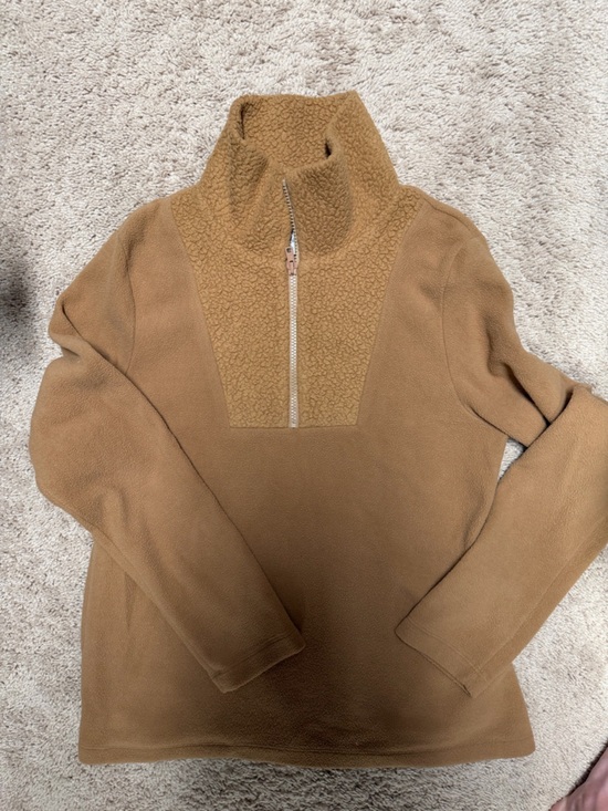 Dudley Stephens Camel Teddy Fleece Zip Jacket - Picture 3 of 3